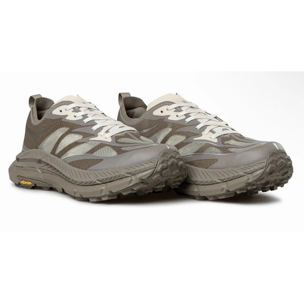 Hoka Mafate Speed 4 Lite Sneakers Women 10  / Men 9 Light Roast Oatmilk Running